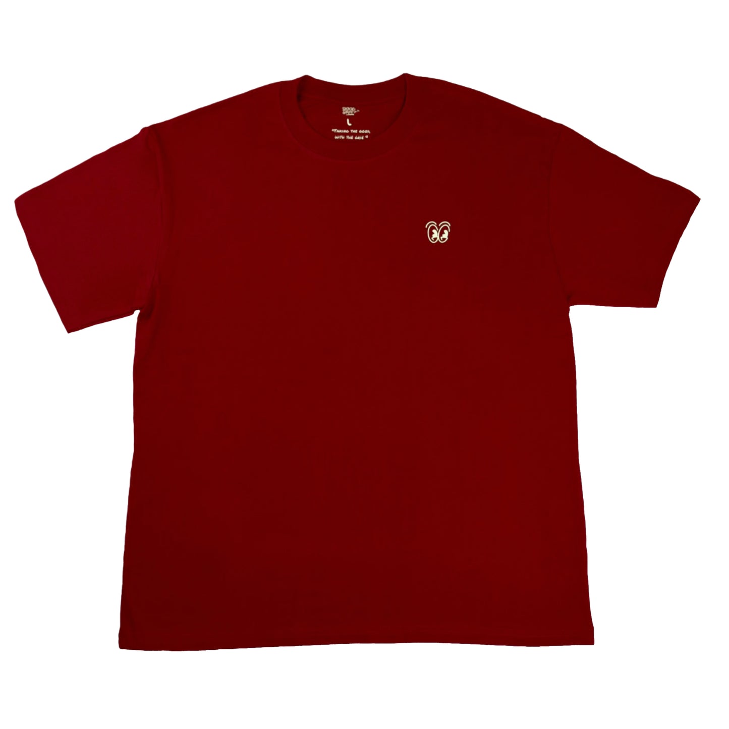 GOOD GRIEF GARB - FLAGSHIP TEE MAROON