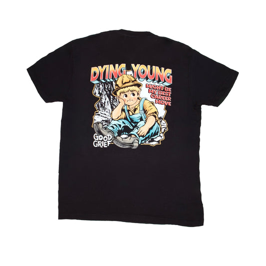 DYING YOUNG - HEAVYWEIGHT T-SHIRT BLACK